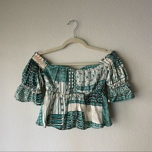 Stone Cold Fox Silk Top